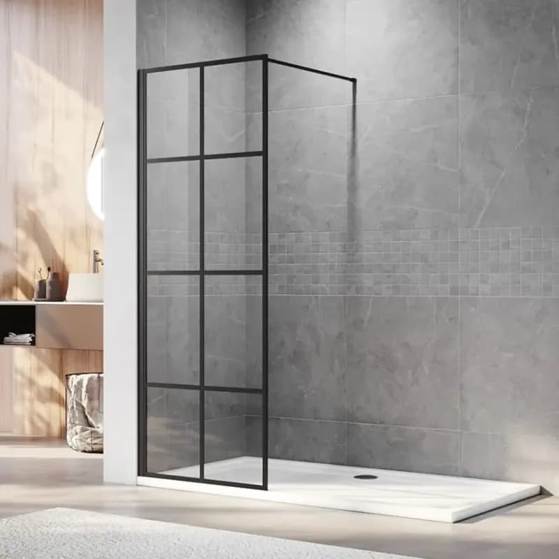 Sprchová stena Walk-In Metro 60x195 black 1