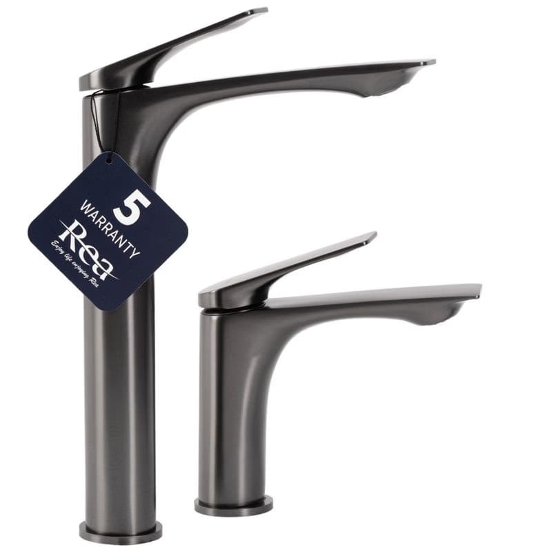 REA - Umývadlová batéria AVALON titanium Low REA-B2702 2