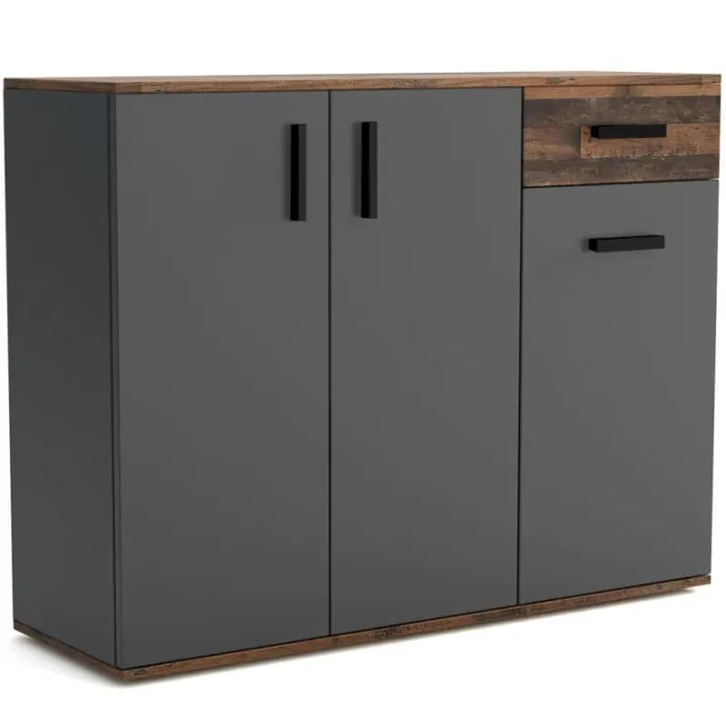 Komoda Justus 07 Anthracite/ Old Style 1