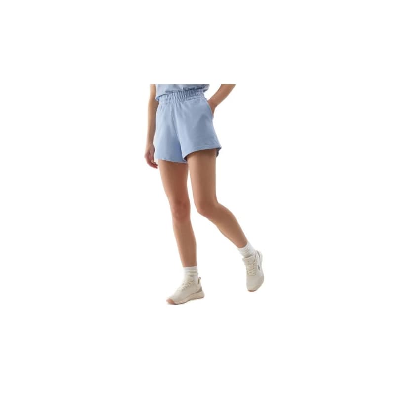Dámske teplákové kraťasy 4F SHORTS CAS-4FWSS24TSHOF286-34S-LIGHT BLUE 1