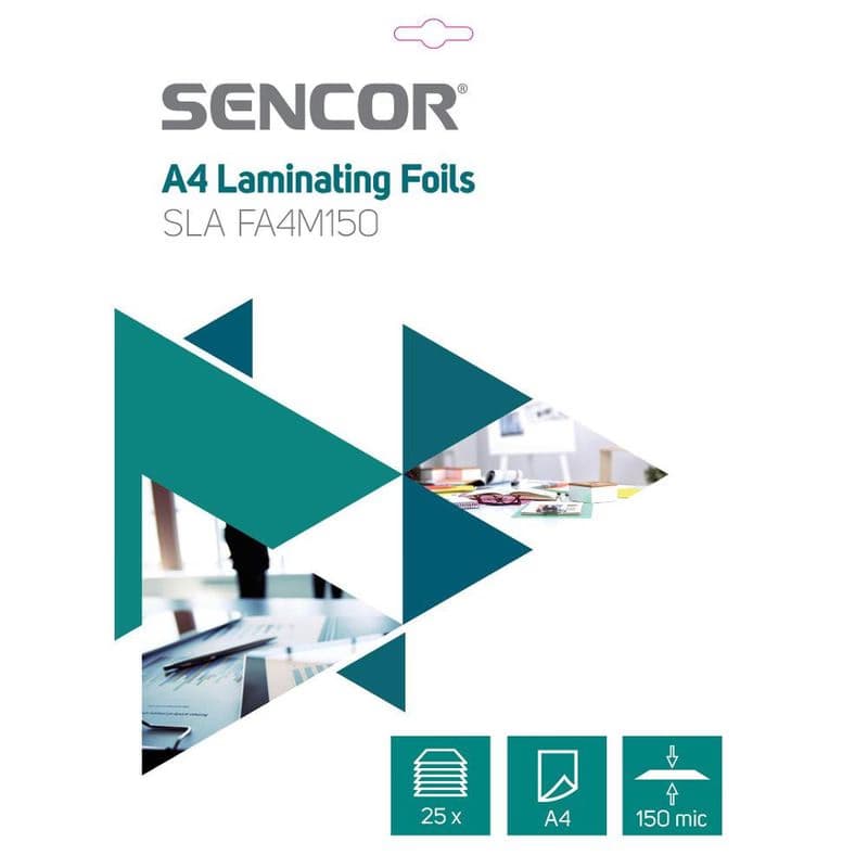 SLA FA4M150 Fólia A4 150mic 25ks SENCOR 1