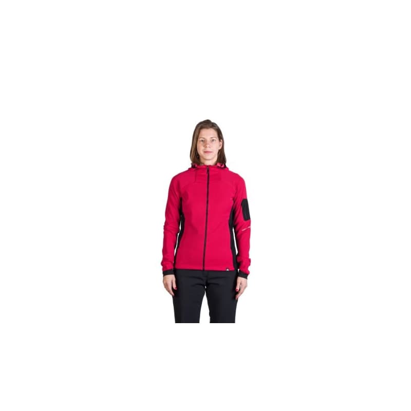 Dámska turistická mikina so zipsom NORTHFINDER DARLA-577cherryblack 1