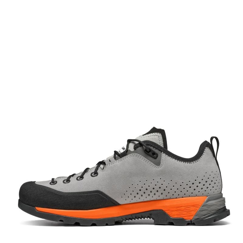 Pánska nízka turistická celokožená obuv TECNICA Sulfur Ms, soft grey ultra orange 3