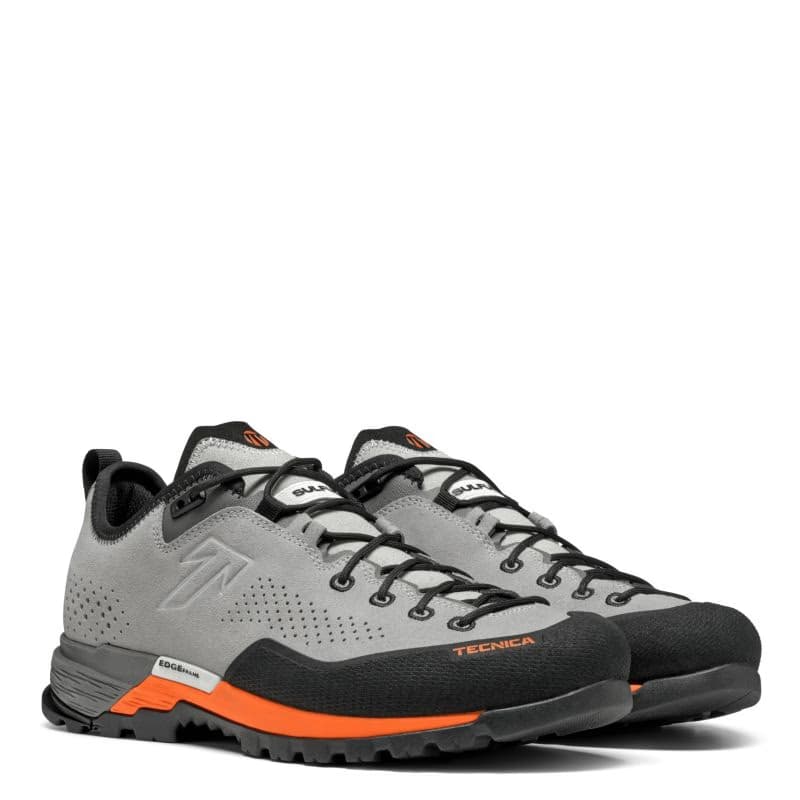 Pánska nízka turistická celokožená obuv TECNICA Sulfur Ms, soft grey ultra orange 4