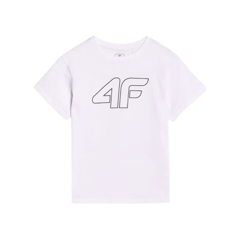 Chlapčenské tričko s krátkym rukávom 4F JUNIOR TSHIRT M2331-10S-WHITE 5