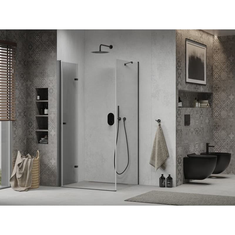 MEXEN/S - LIMA sprchovací kút 80x70, transparent, čierna 856-080-070-70-00 4