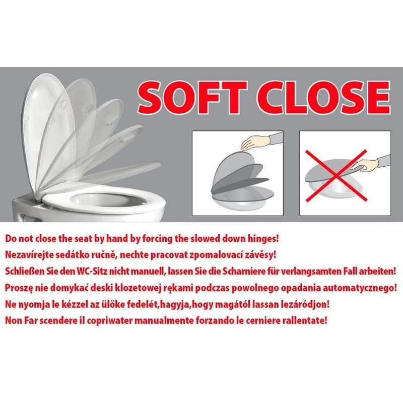GSI - WC sedátko, Soft Close, Quick Release, biela MS86CN11 4