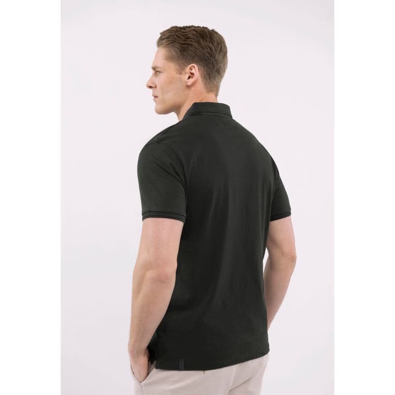 Pánske polo tričko s krátkym rukávom VOLCANO O-DRAGO-700-BLACK 3