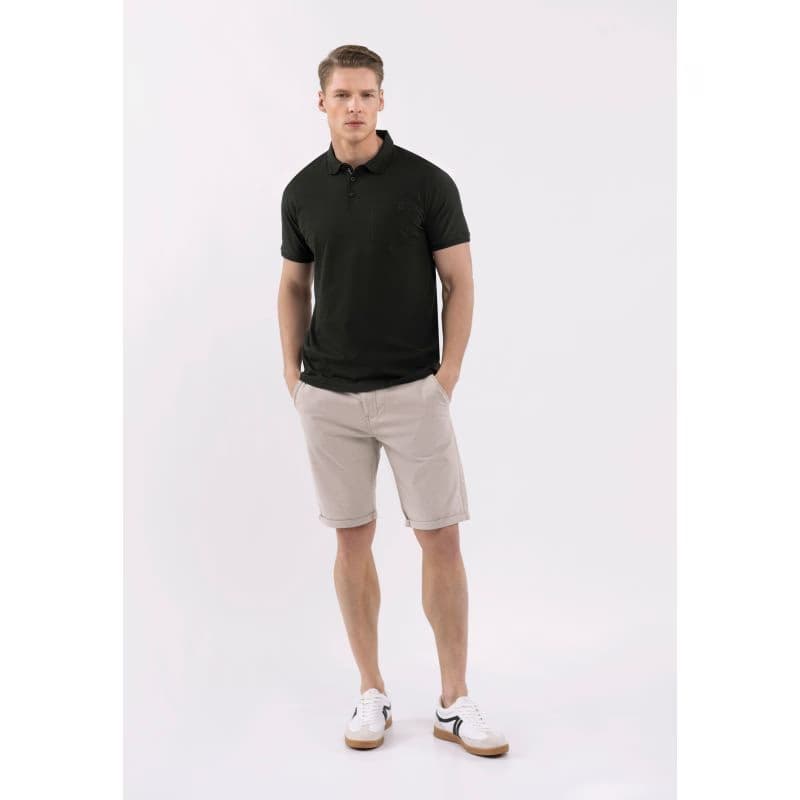Pánske polo tričko s krátkym rukávom VOLCANO O-DRAGO-700-BLACK 4