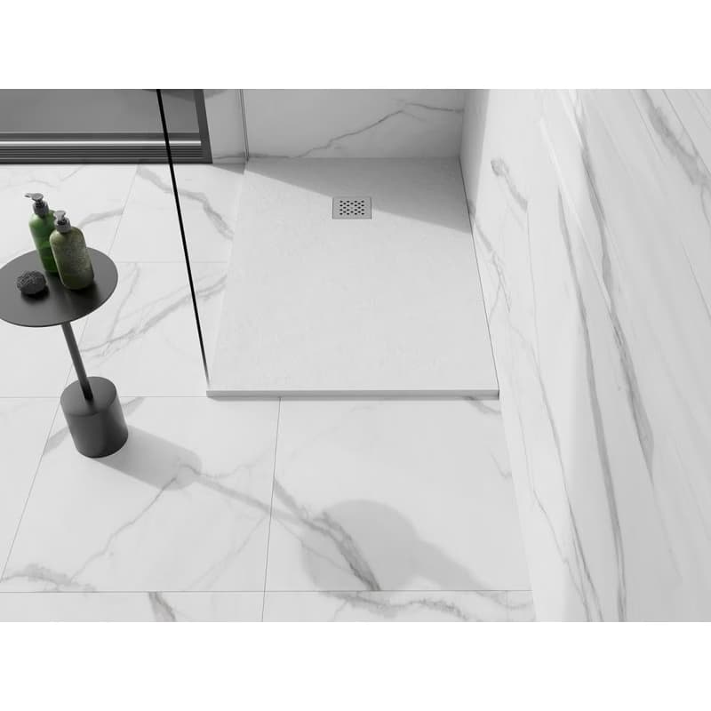MEXEN - Stone+ sprchová vanička obdĺžniková 100x80, biela 44108010 6