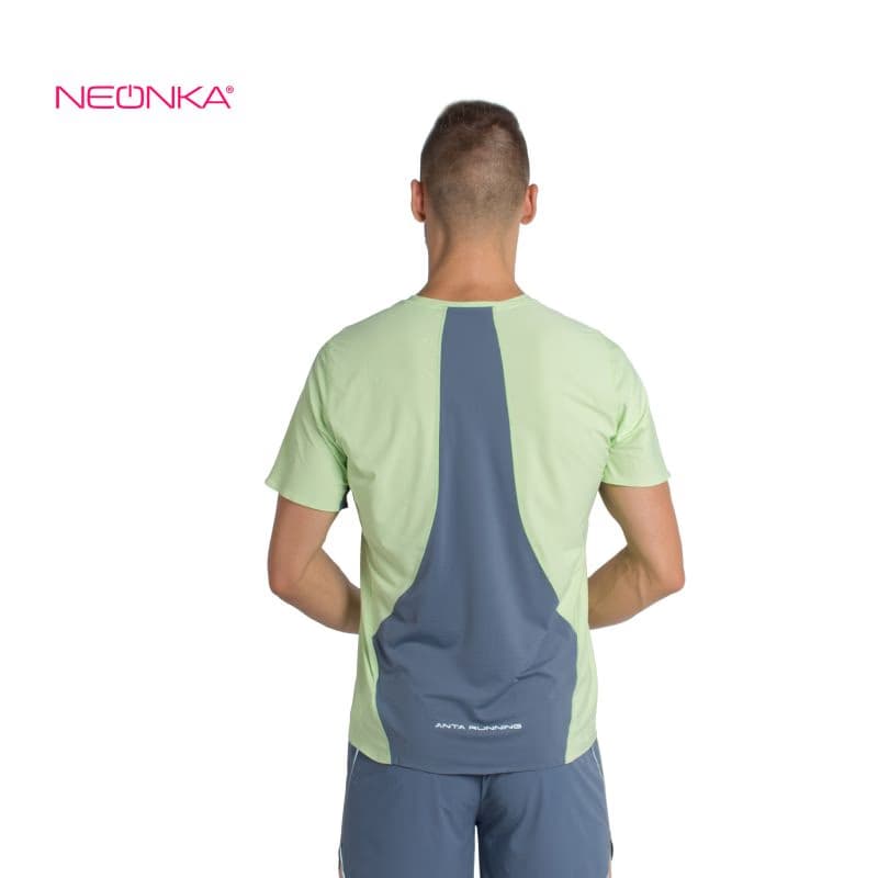 Pánske bežecké tričko s krátkym rukávom ANTA SS Tee-MEN-852125127-3-Seed Green 3