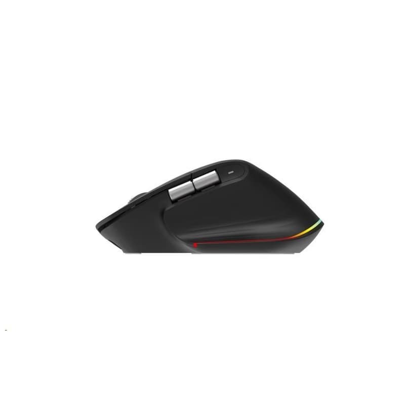 ACER bezdrôtová myš Easy Fit Mouse, ergonomická, 4000dpi, 6 tlačidiel, RGB, 10m dosah, USB-C, BT, Black 3