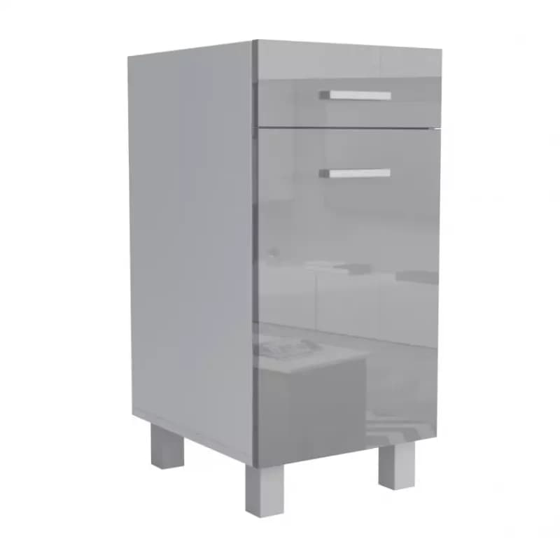 Kuchynská skrinka Lucjan D1F1S 50 LUX šedá 1