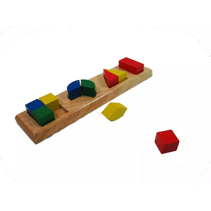 Moyo Montessori Moyo Montessori Rôznofarebné tehly, 4 základné tvary