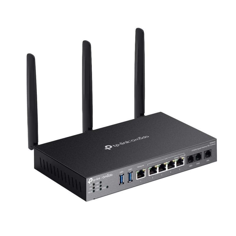 TP-Link DR3650V OMADA ADSL/VDSL gateway (AX3000, 3xRJ11(2xFXS, 1xDSL), 2, 4GHz/5GHz, 1xGbELAN/WAN, 4xGbE, 2xUSB3.0) 4