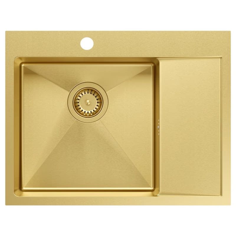 Quadron Quadron - Oceľový drez RUSSEL 116 Gold HB7911PVDBSG1 3