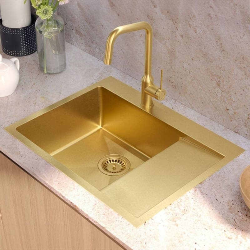 Quadron Quadron - Oceľový drez RUSSEL 116 Gold HB7911PVDBSG1 4