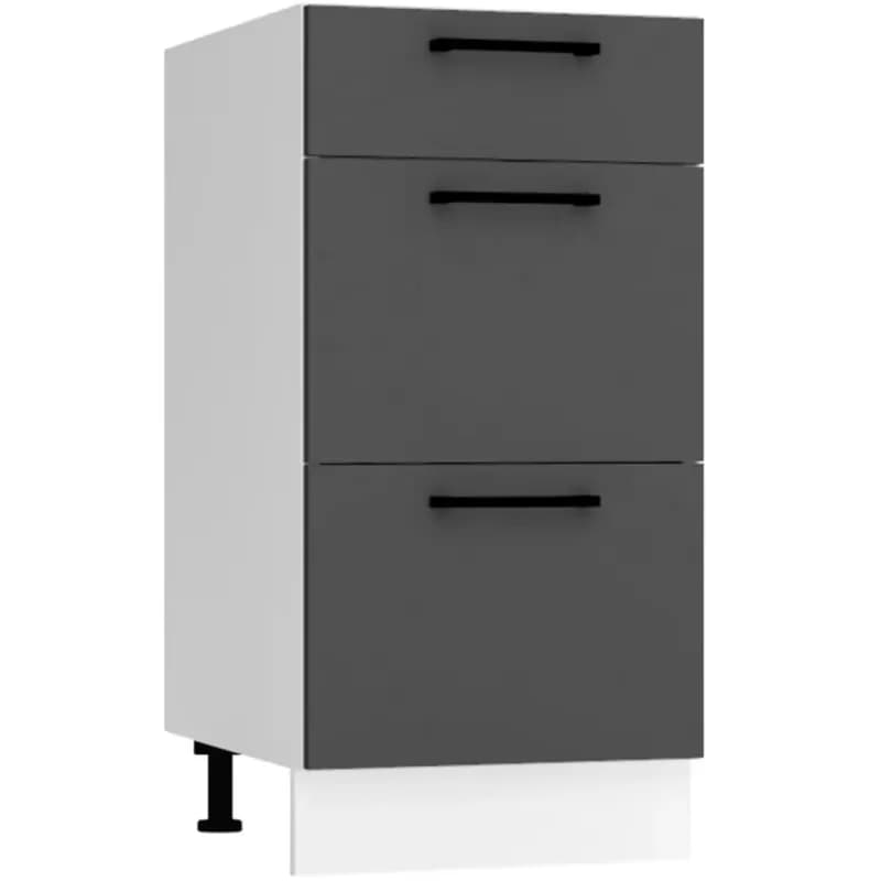 Kuchynská skrinka Max D40s/3 šedá 1