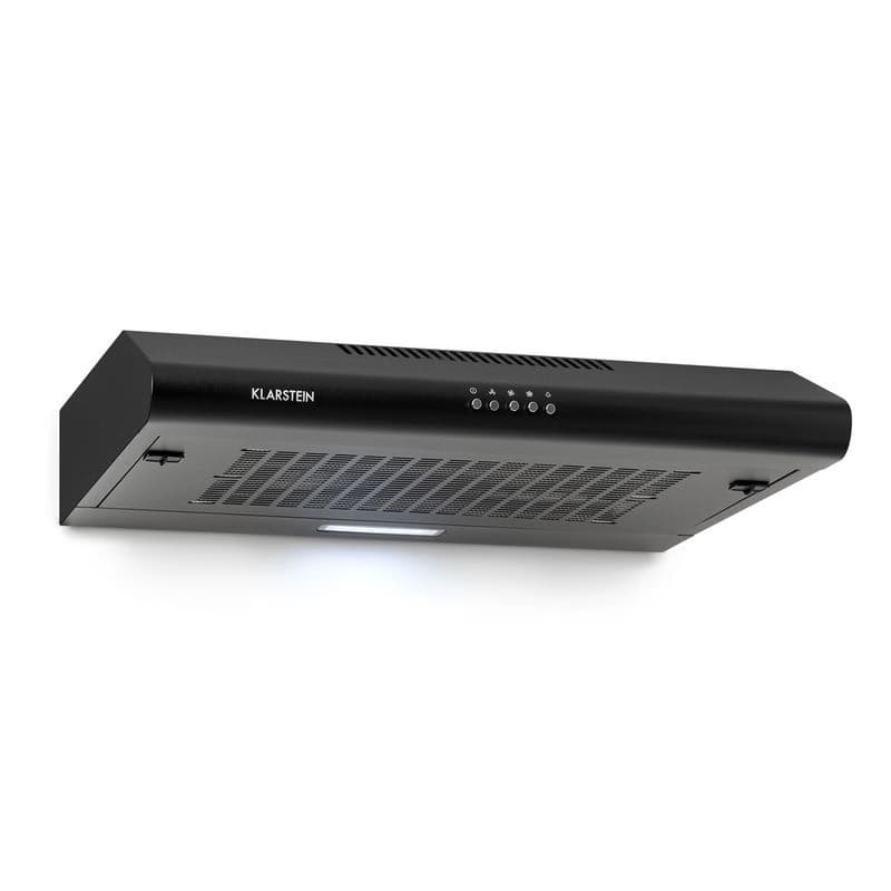 Klarstein Capannina, digestor, 60 cm, podskrinkový, 166 m³/h, LED, nehrdzavejúca oceľ, čierny 1