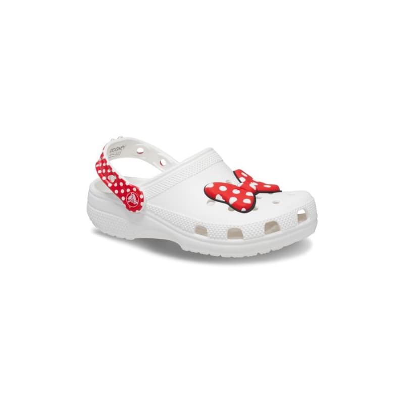 Dievčenské kroksy (rekreačná obuv) CROCS Disney Minnie Mouse Classic Clog T white red