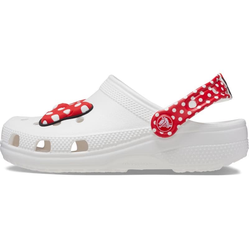 Dievčenské kroksy (rekreačná obuv) CROCS Disney Minnie Mouse Classic Clog T white red 3