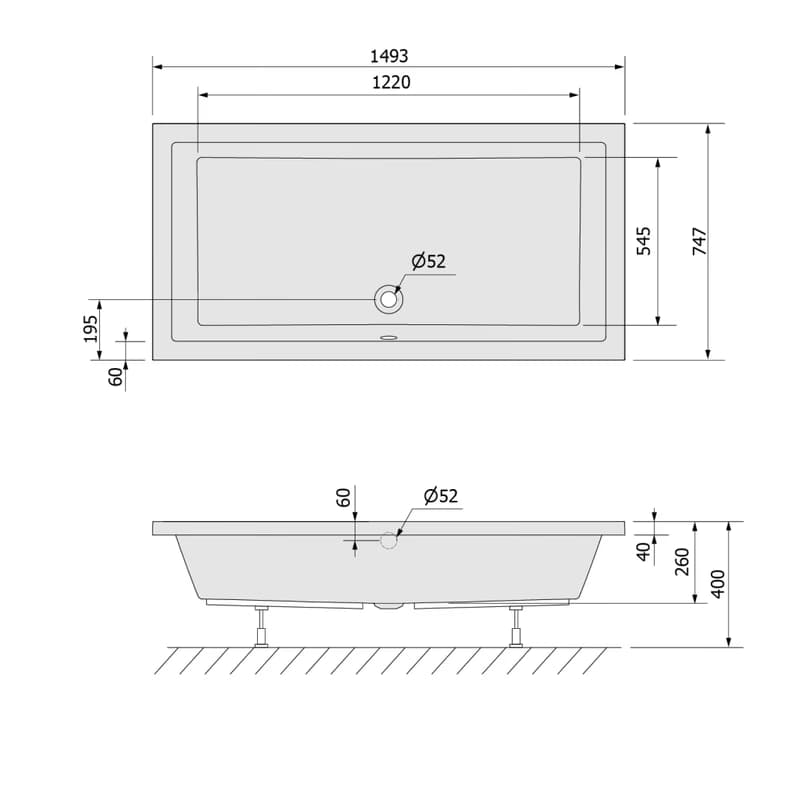 Polysan DEEP 150 x 75 cm 72384 6