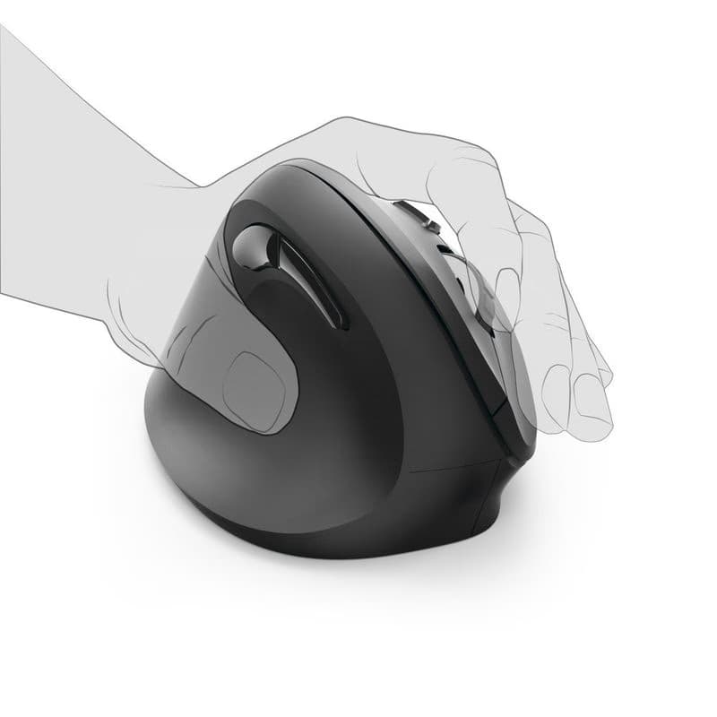 Hama vertikálna ergonomická bezdrôtová myš EMW-500L, pre ľavákov, čierna 5
