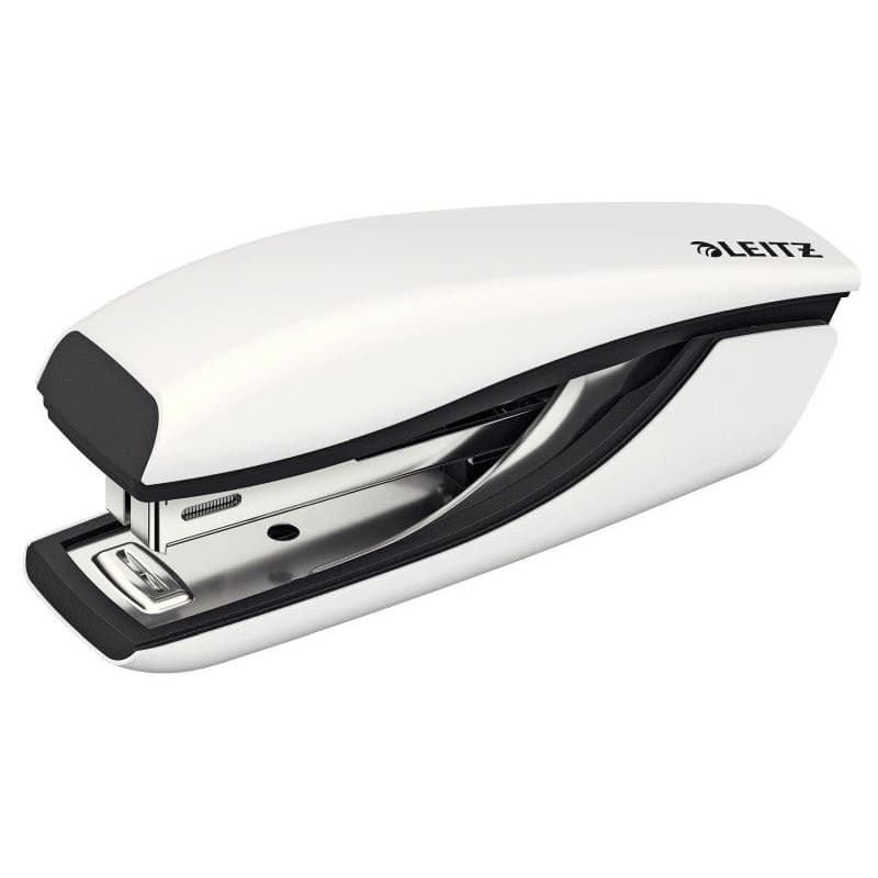 LEITZ Mini zošívačka NeXXt 5528, perleťová biela, box 1