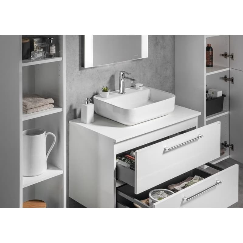 SAPHO - CIRASA umývadlová skrinka 79,8x52x46cm, biela lesk CR801-3030 4