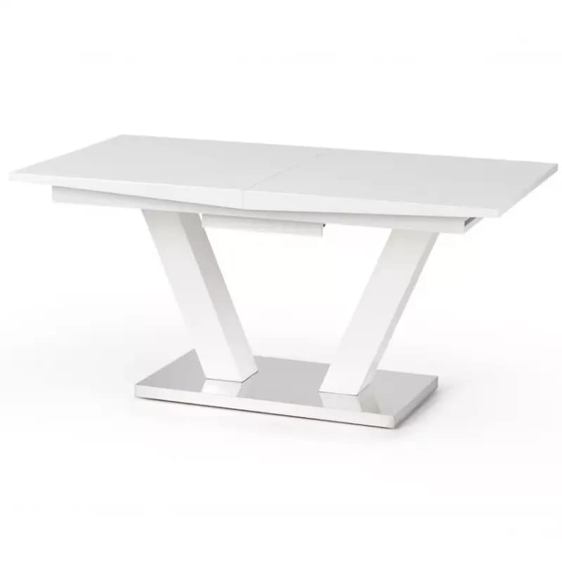 Rozkladací stôl Vision 160/200x90cm Mdf/Oceľ – Biely 1