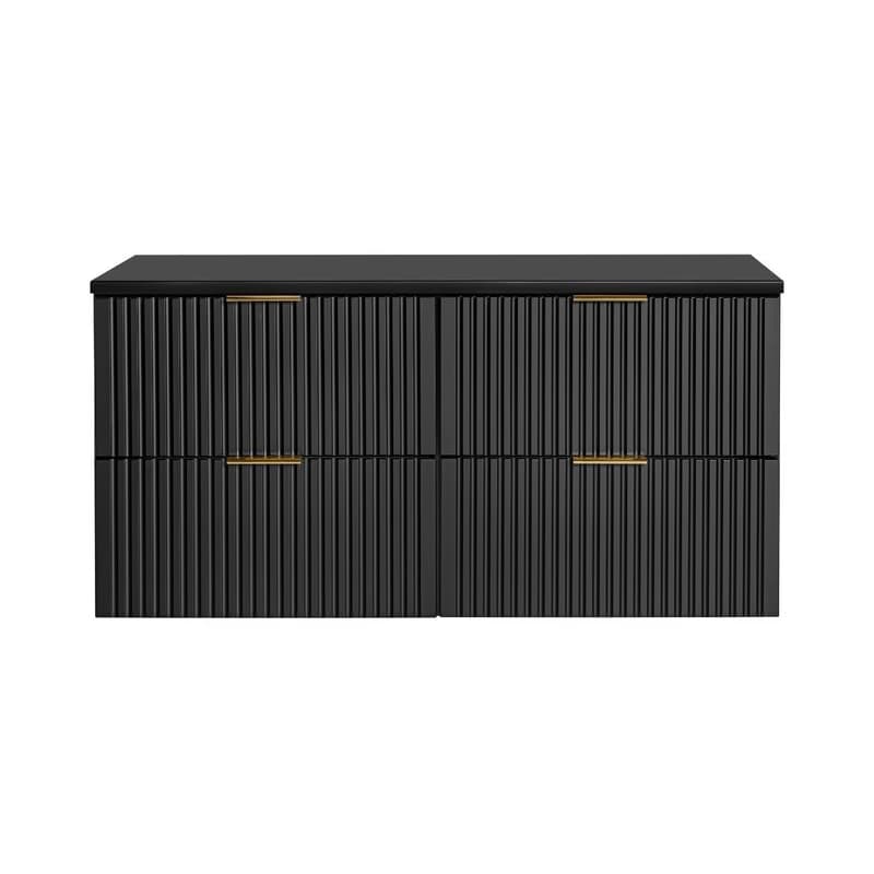 ArtCom Kúpeľňová skrinka s doskou ADEL Black D120/1 | 120 cm 2