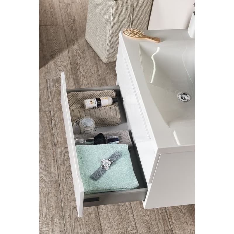 SAPHO - Kúpeľňový set WAVE 80, biela KSET-047 3