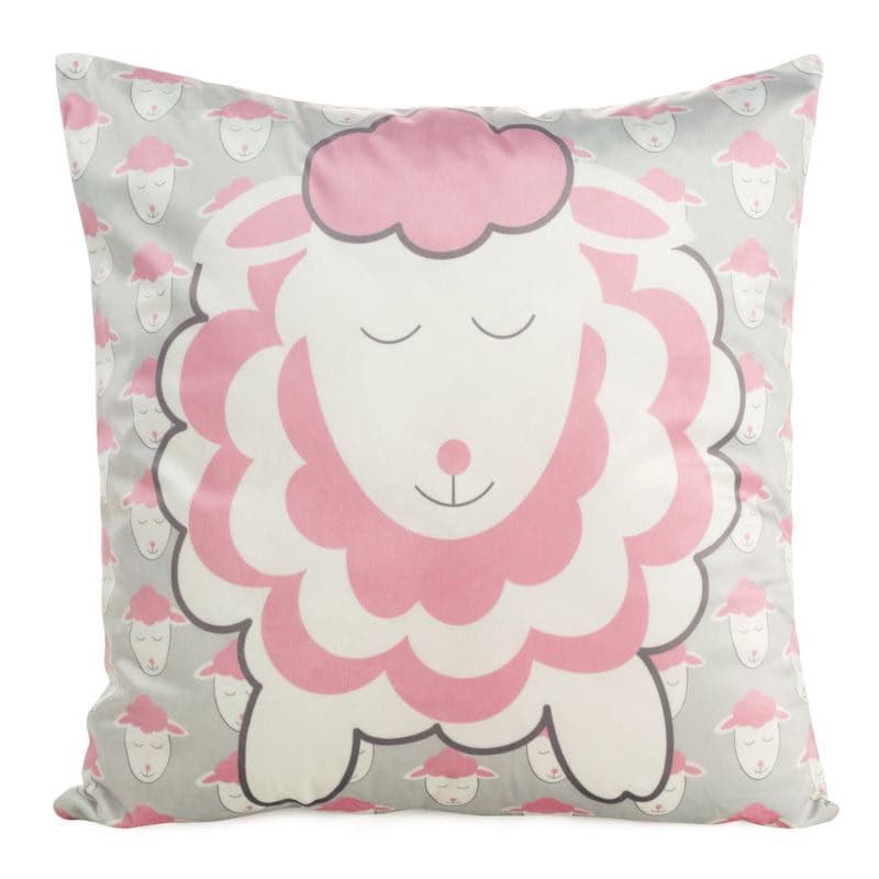 ArtFir Obliečka na vankúš DESIGN91 | sivá s ovečkou 45 x 45 cm 1