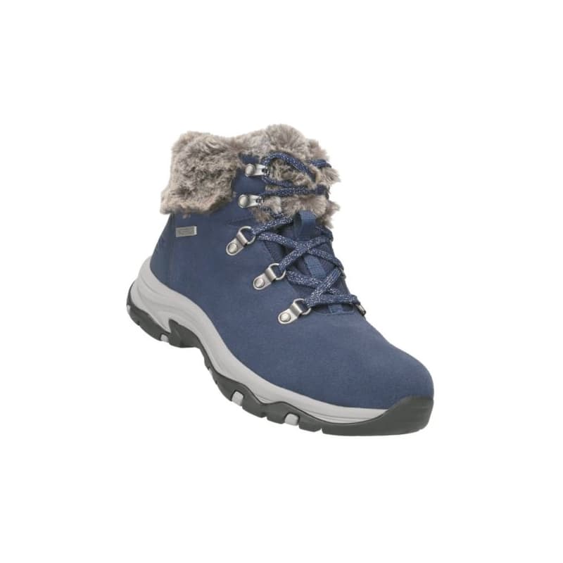 Dámske členkové zimné topánky SKECHERS Trego Falls Finest navy