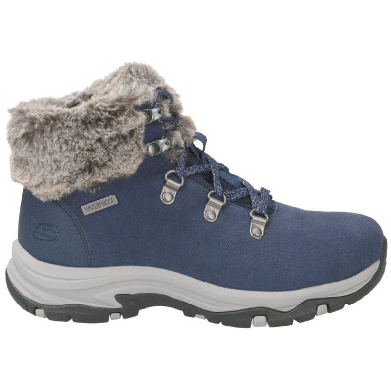 Dámske členkové zimné topánky SKECHERS Trego Falls Finest navy 2