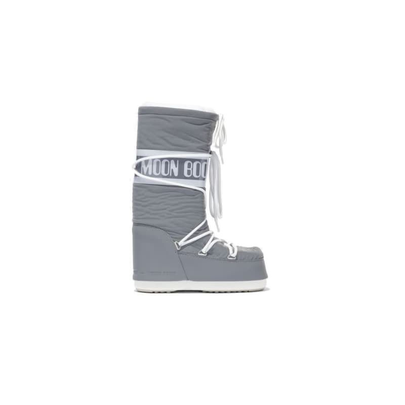 Dievčenské vysoké zimné topánky MOON BOOT ICON REFLEX, 001 silver 1