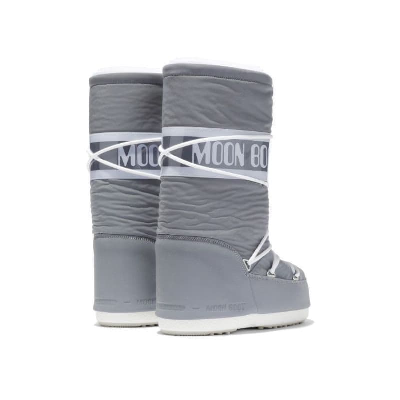 Dievčenské vysoké zimné topánky MOON BOOT ICON REFLEX, 001 silver 4