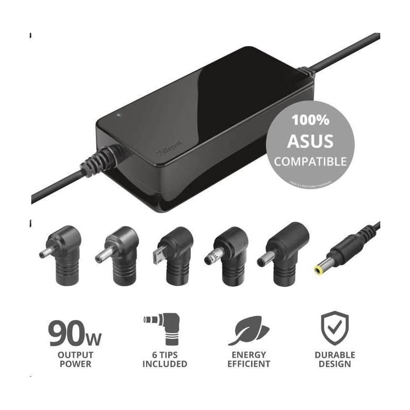 TRUST napájací adaptér MAXO pre notebooky ASUS 90W, vr. koncoviek 1