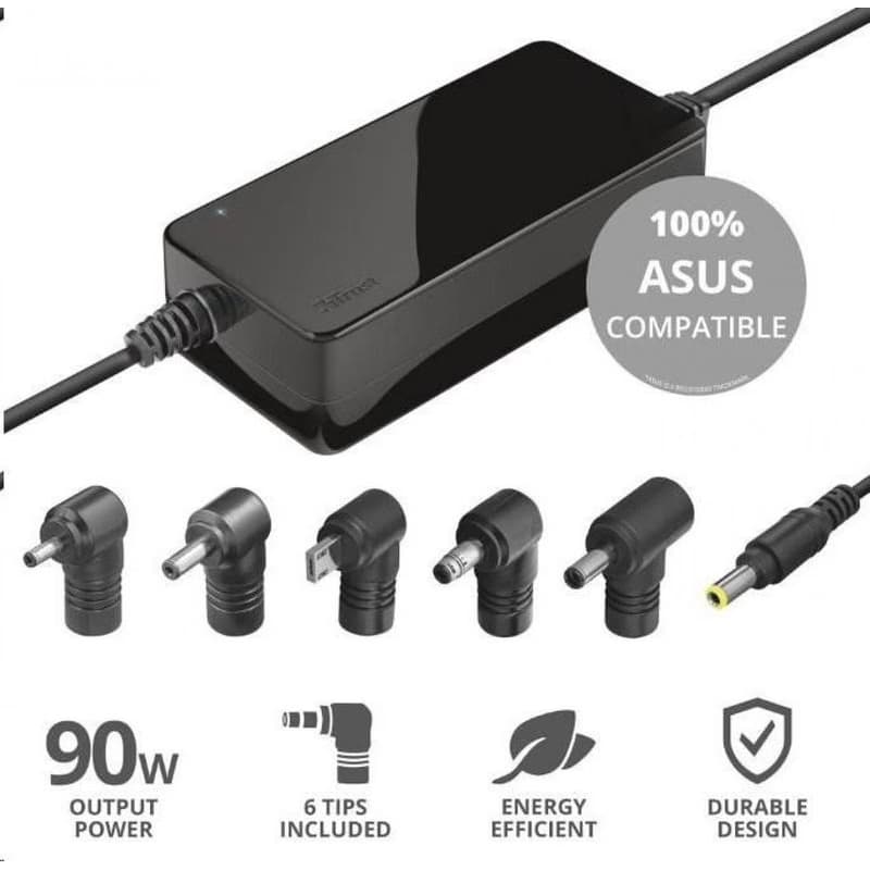 TRUST napájací adaptér MAXO pre notebooky ASUS 90W, vr. koncoviek 2