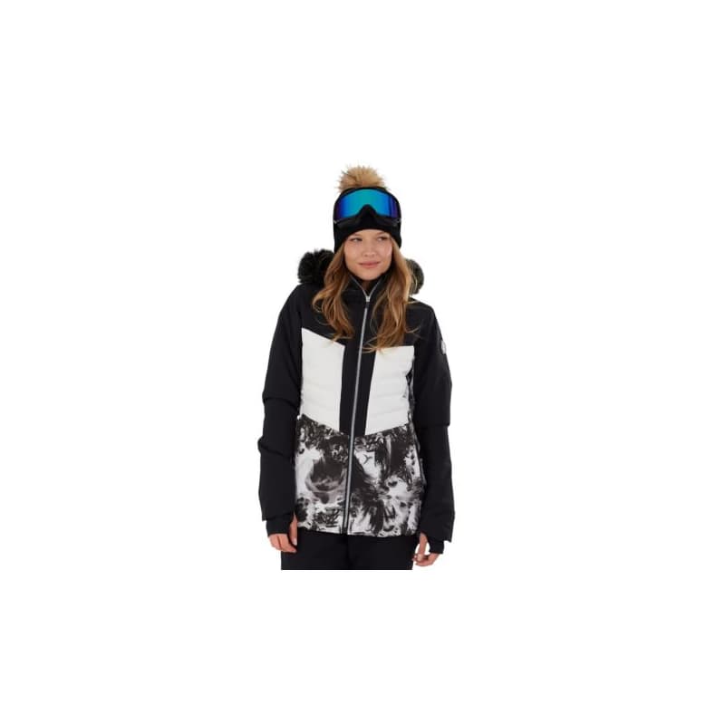 Dámska lyžiarska bunda FUNDANGO Salina Padded Jacket-982- grey glacier