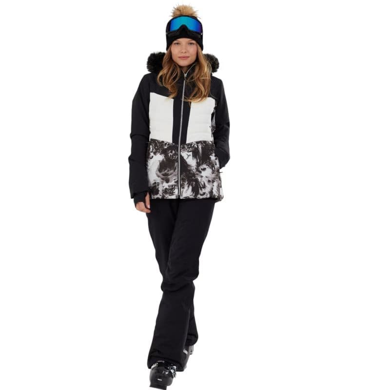 Dámska lyžiarska bunda FUNDANGO Salina Padded Jacket-982- grey glacier 4