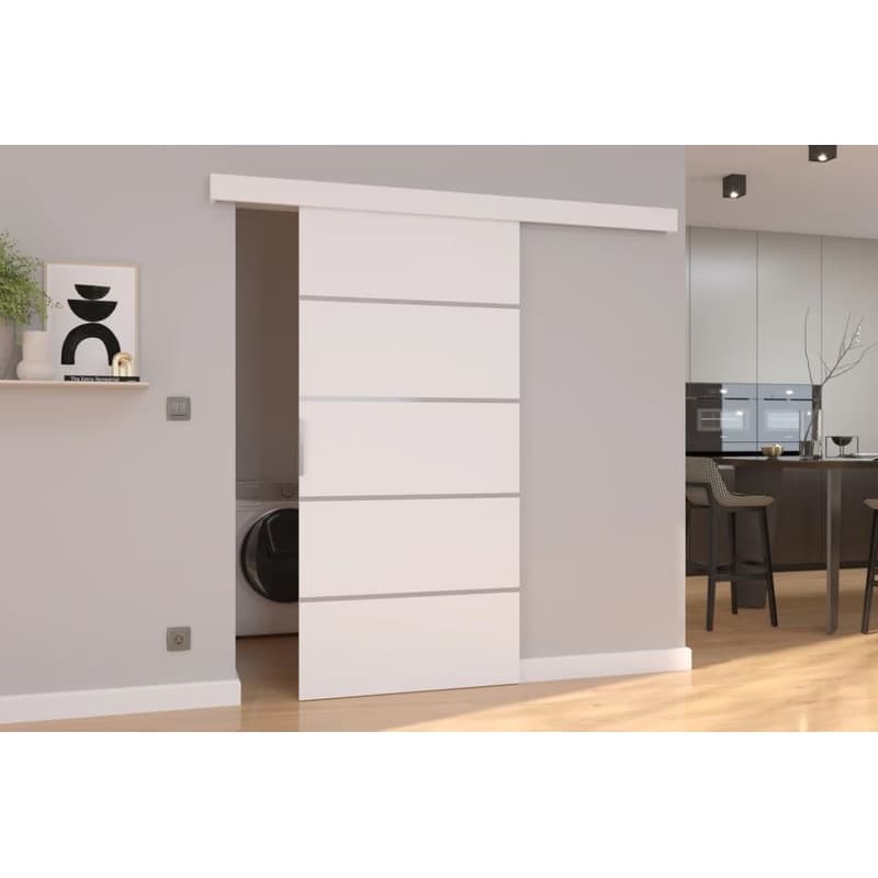 ArtAdrk Posuvné dvere BIELLA | 96 cm Farba: Biela 4
