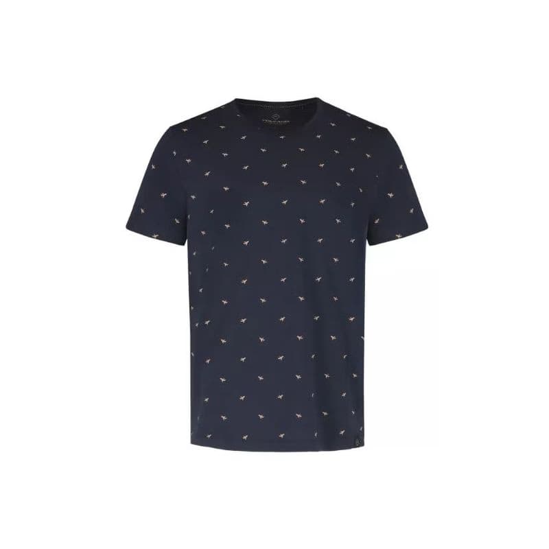 Pánske tričko s krátkym rukávom VOLCANO TM-LEIF-NAVY 4