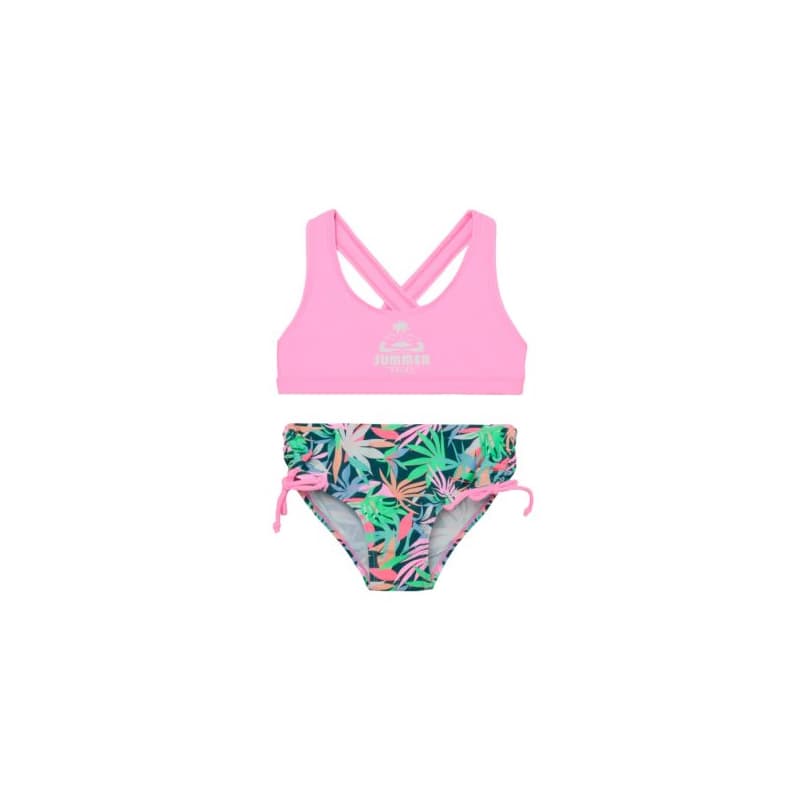 Dievčenské plavky COLOR KIDS Bikini W. Front Print & AOP-9917-Mediterranea 1