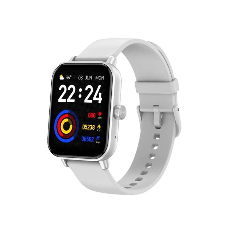 CARNEO Versa HR+/Silver/Šport Band/White 1