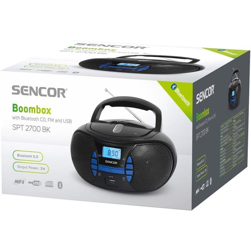 SPT 2700 BK S CD/MP3/USB/BT SENCOR 2