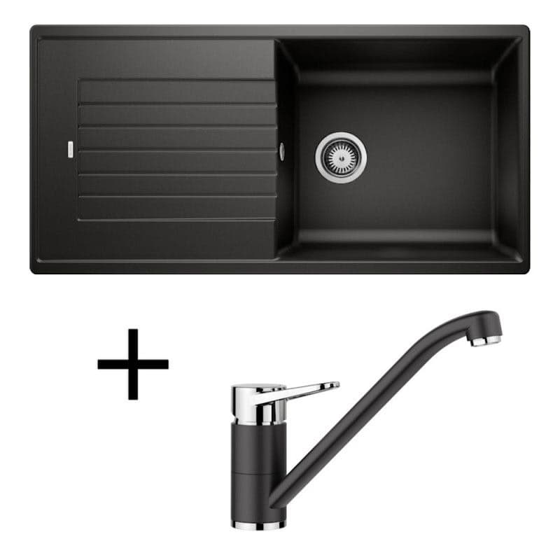 Blanco set Zia XL 6 S + Wega II silgranit/chróm čierna 1