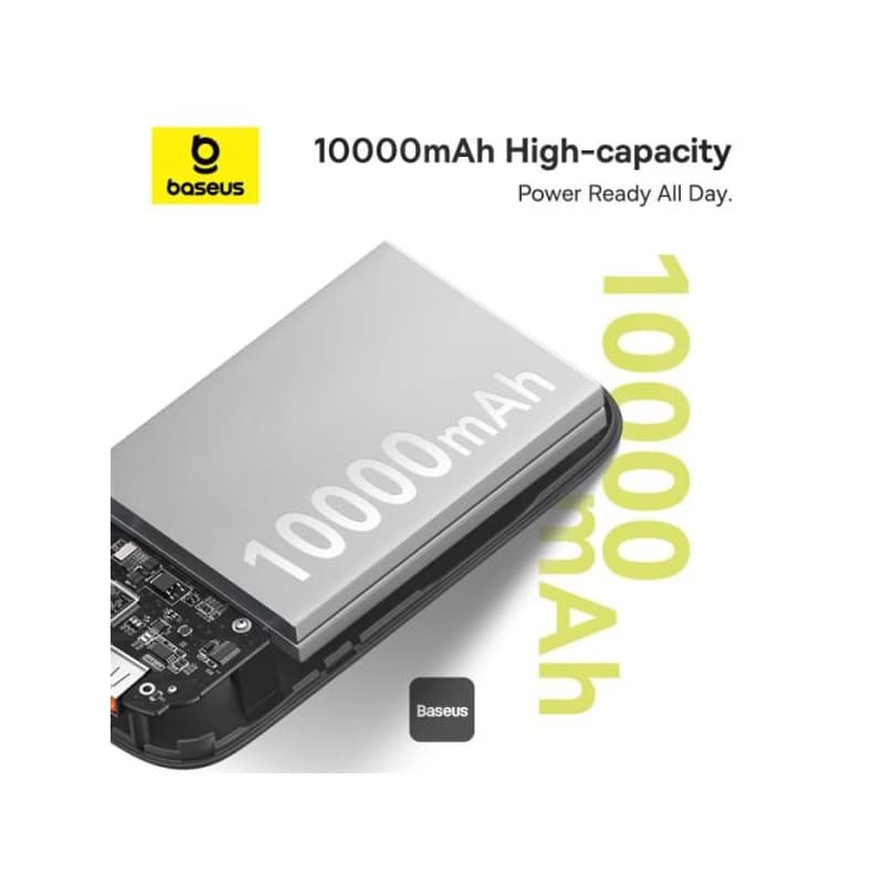 Baseus power banka Qpow 10000mAh 30W biela s USB-C káblom 4