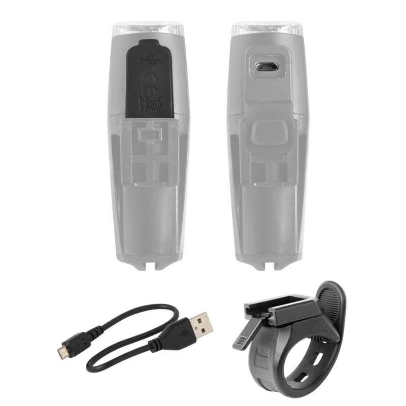Svetlo na bicykel FORCE SHARK 500LM USB 2