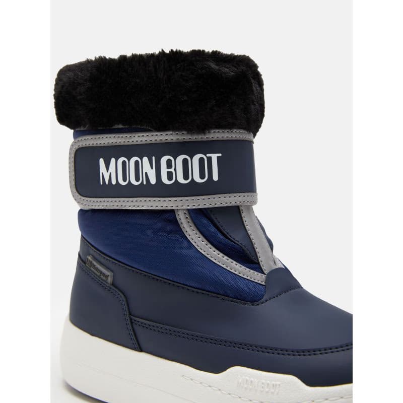 Juniorské vysoké zimné topánky MOON BOOT MB JR PARK STRAP, F003 BLUE 4